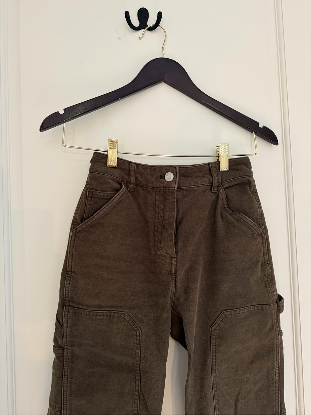 Aritzia Wilfred Free Brennan Pant | Olive Green | Size 00 - Picture 3 of 6